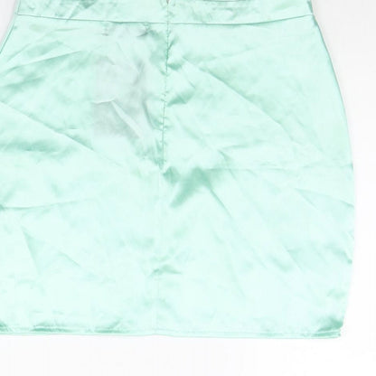 I SAW IT FIRST Womens Green   Mini Skirt Size 10