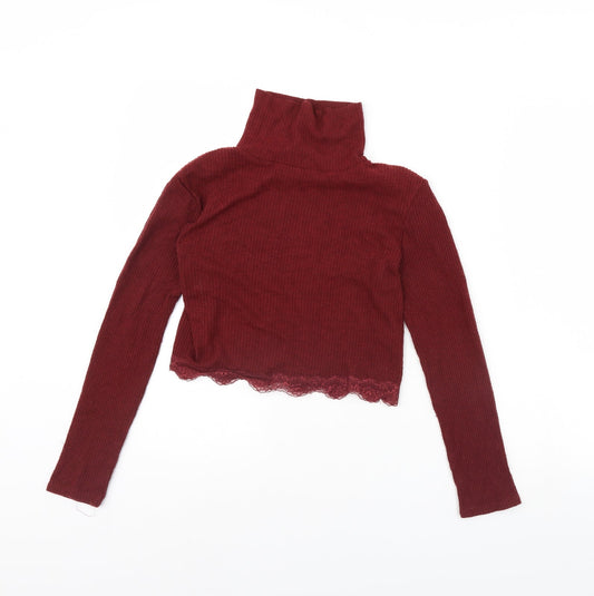 Primark Womens Red   Pullover Jumper Size S