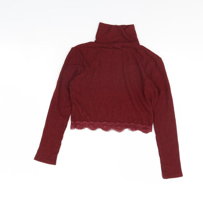 Primark Womens Red   Pullover Jumper Size S