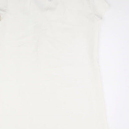 Pretty Girl Womens White  Rayon Sheath  Size L