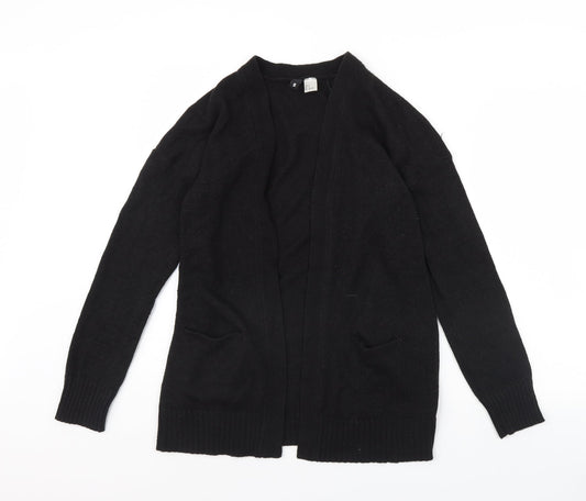 Womens UK Size S H&M Black Cardigan Jumper
