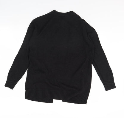 Womens UK Size S H&M Black Cardigan Jumper