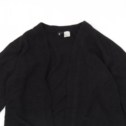 Womens UK Size S H&M Black Cardigan Jumper
