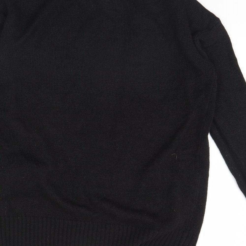 Womens UK Size S H&M Black Cardigan Jumper