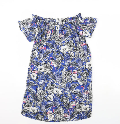 Atmosphere Womens Blue Floral  Kaftan  Size 14