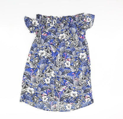 Atmosphere Womens Blue Floral  Kaftan  Size 14