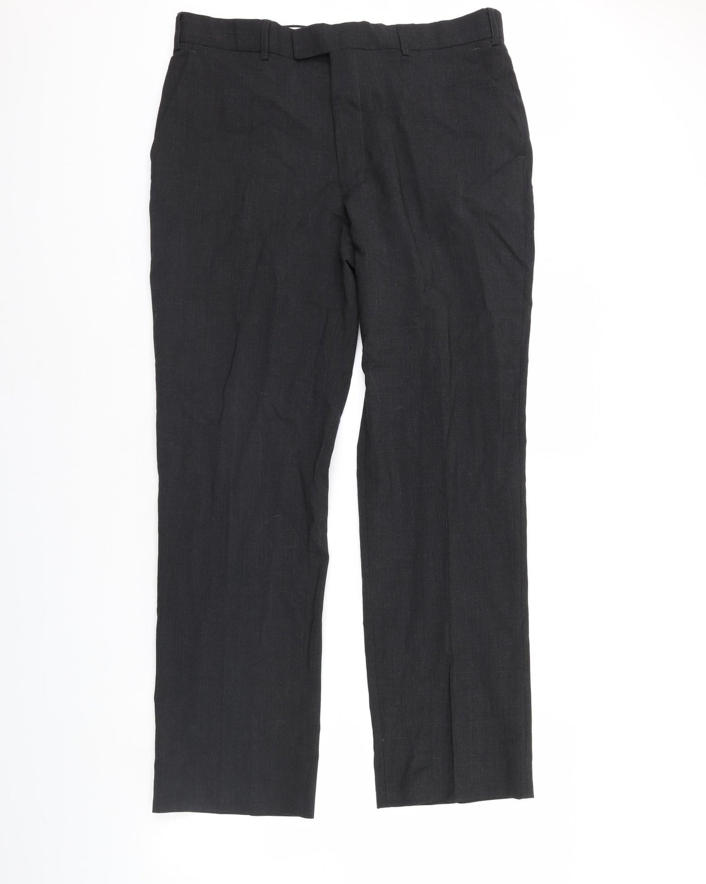 Womens UK Size 36 in Preworn Regular Fit Dress Pants Grey Trousers