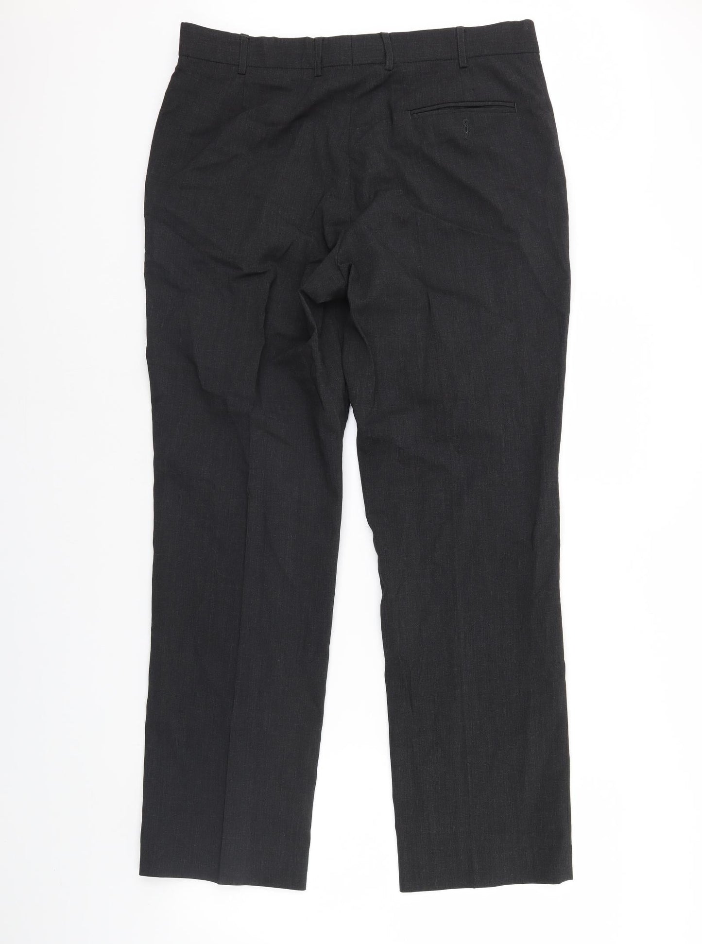 Womens UK Size 36 in Preworn Regular Fit Dress Pants Grey Trousers