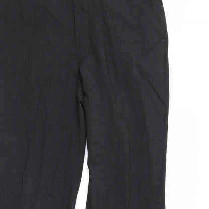 Womens UK Size 36 in Preworn Regular Fit Dress Pants Grey Trousers