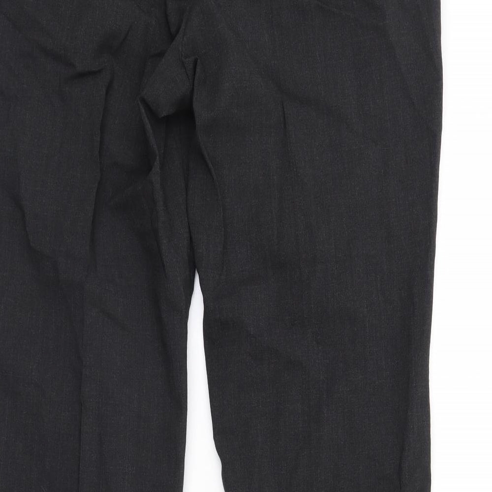 Womens UK Size 36 in Preworn Regular Fit Dress Pants Grey Trousers