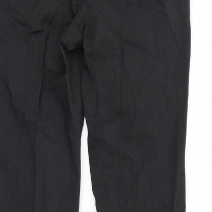 Womens UK Size 36 in Preworn Regular Fit Dress Pants Grey Trousers