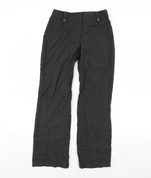 Womens UK Size 6 Dorothy Perkins Regular Fit Dress Pants Grey Trousers