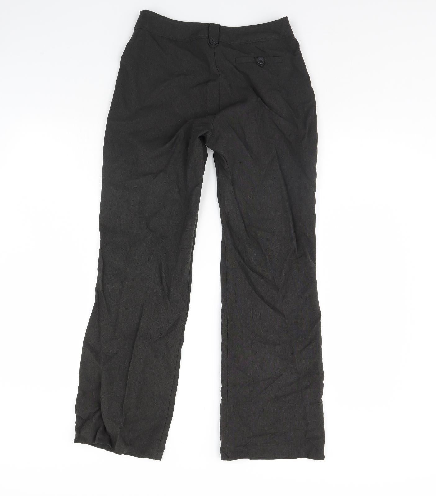 Womens UK Size 6 Dorothy Perkins Regular Fit Dress Pants Grey Trousers