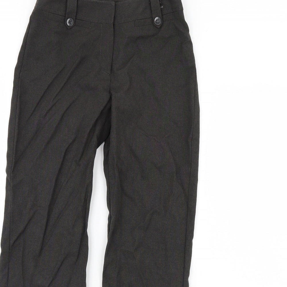 Womens UK Size 6 Dorothy Perkins Regular Fit Dress Pants Grey Trousers