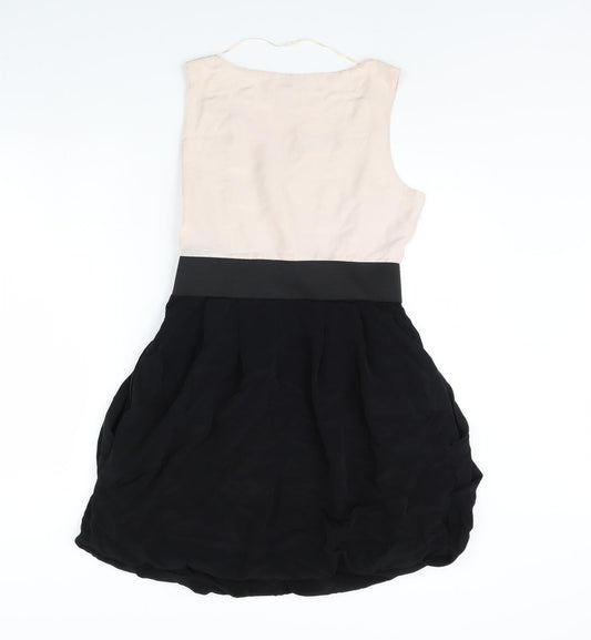 H&M Womens Pink   Fit & Flare  Size 10