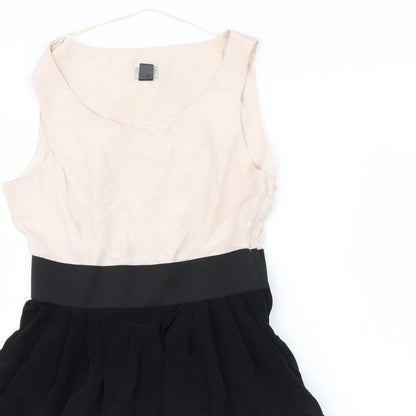 H&M Womens Pink   Fit & Flare  Size 10