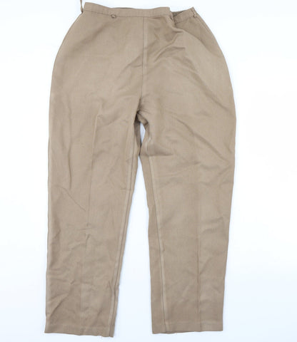 Womens UK Size 30 in Preworn Regular Fit  Brown Trousers
