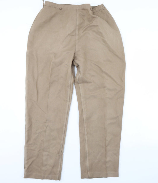 Womens UK Size 30 in Preworn Regular Fit  Brown Trousers