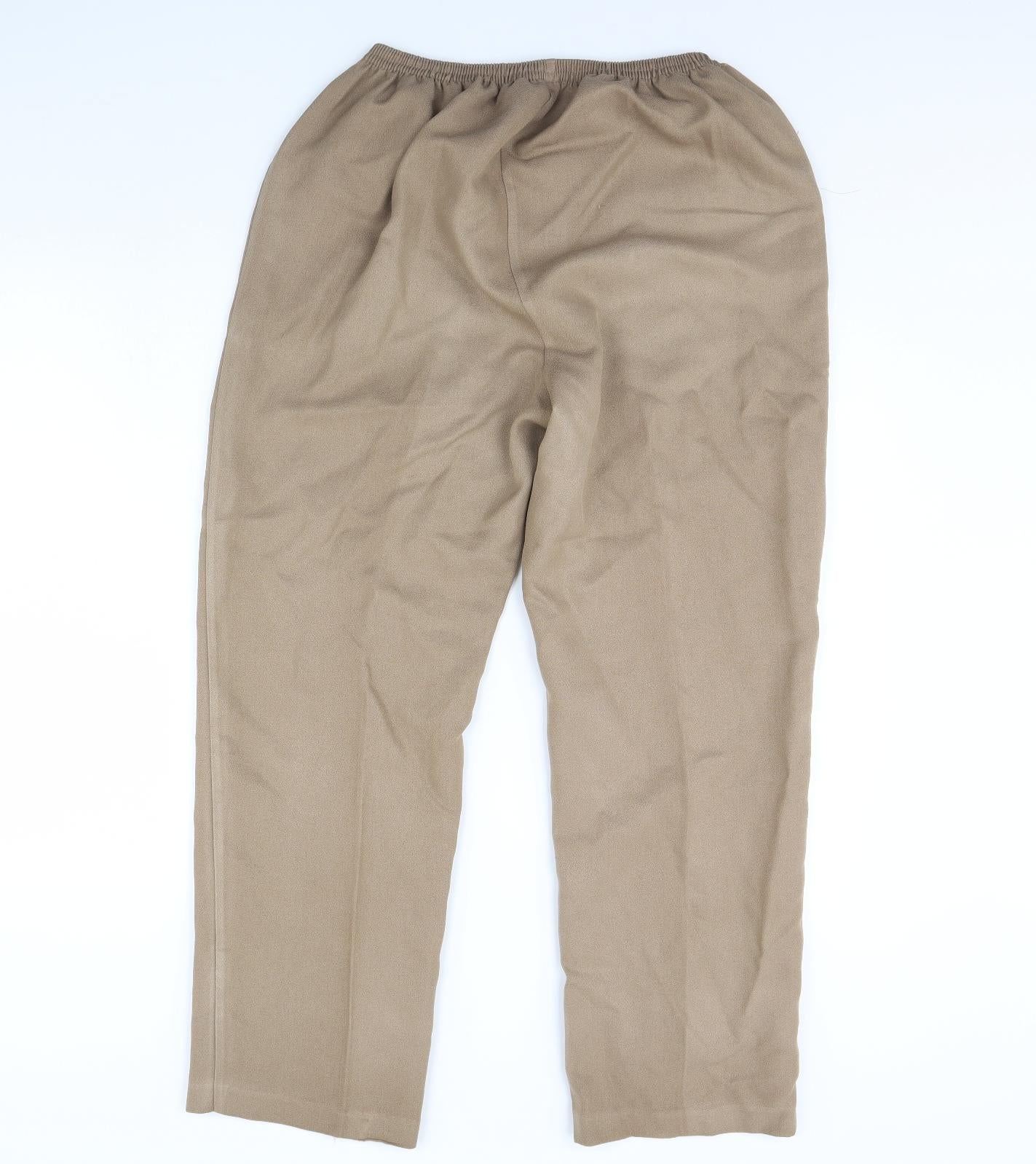 Womens UK Size 30 in Preworn Regular Fit  Brown Trousers