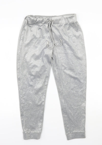 George Womens Grey   Sweatpants Trousers Size 8 L25 in