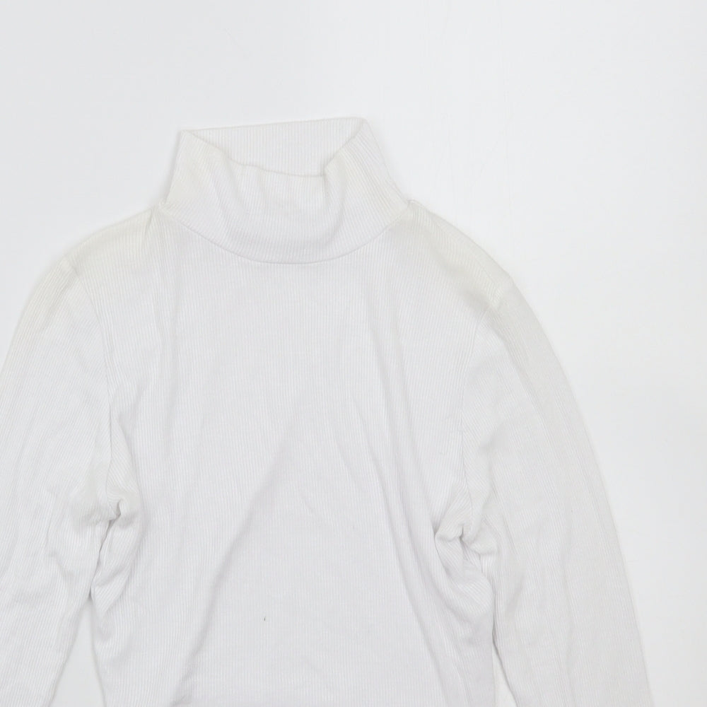 Womens UK Size 8 Missguided White Basic T-Shirt