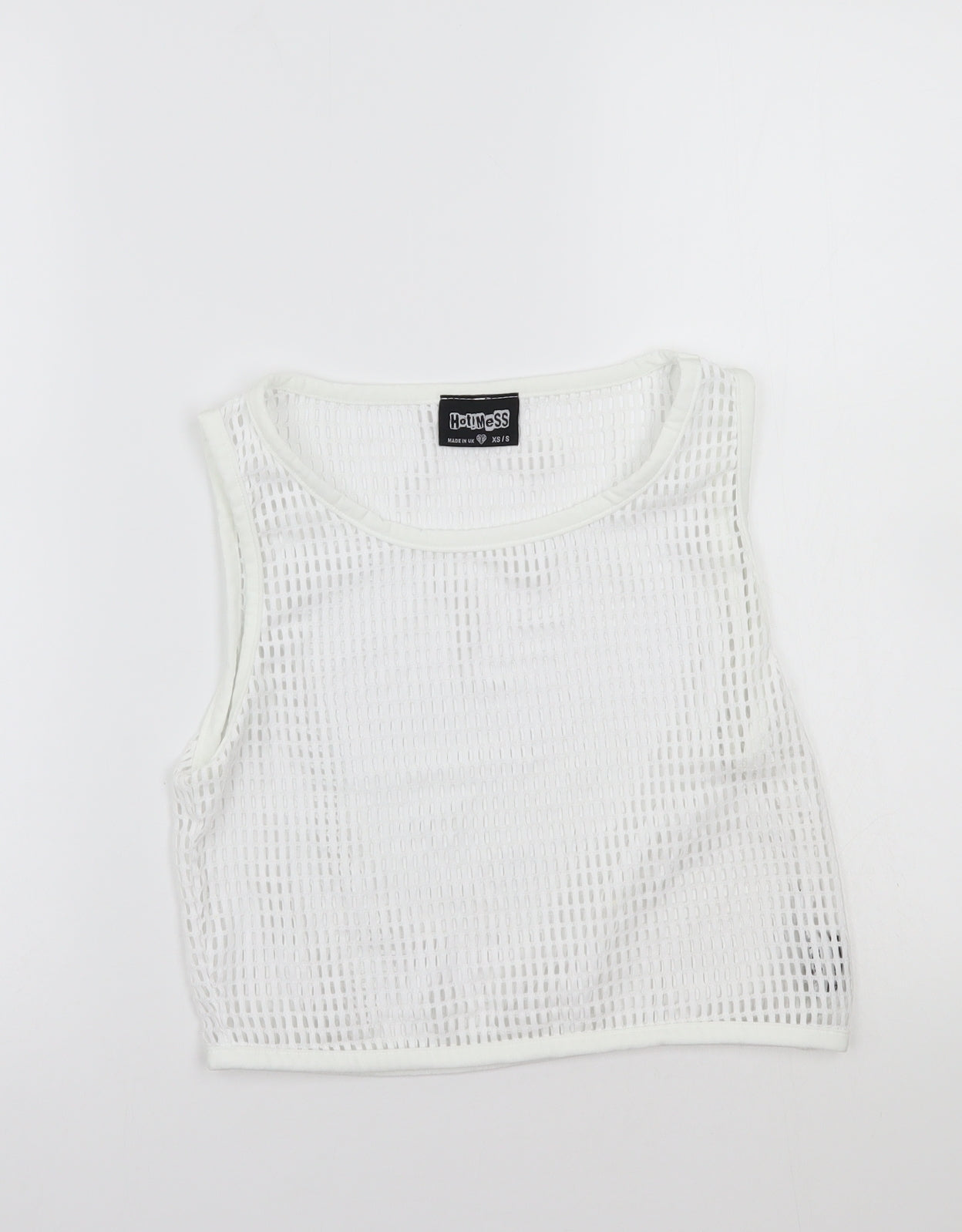 Hotmess Womens White   Basic T-Shirt Size XS