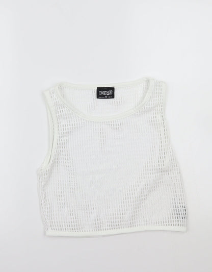 Hotmess Womens White   Basic T-Shirt Size XS