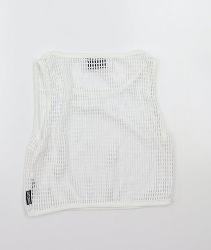 Hotmess Womens White   Basic T-Shirt Size XS