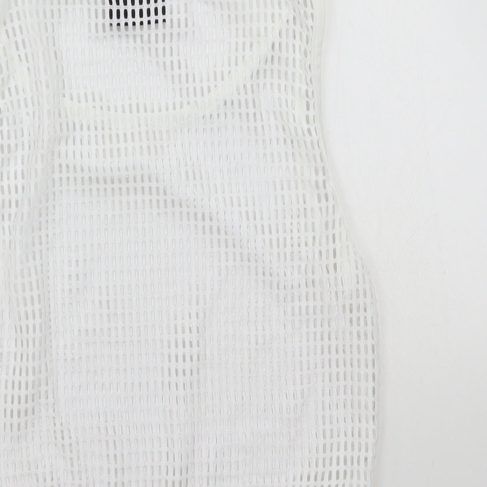Hotmess Womens White   Basic T-Shirt Size XS