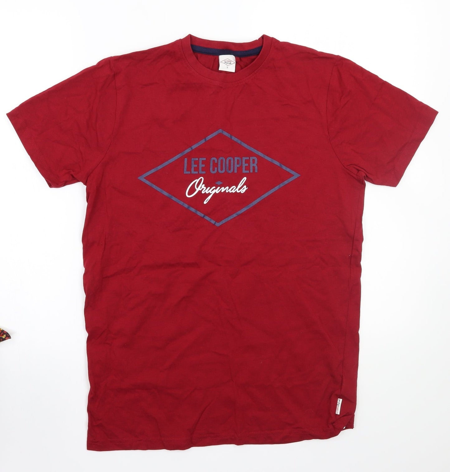 Lee Cooper Mens Red    T-Shirt Size S