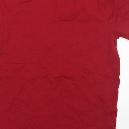 Lee Cooper Mens Red    T-Shirt Size S