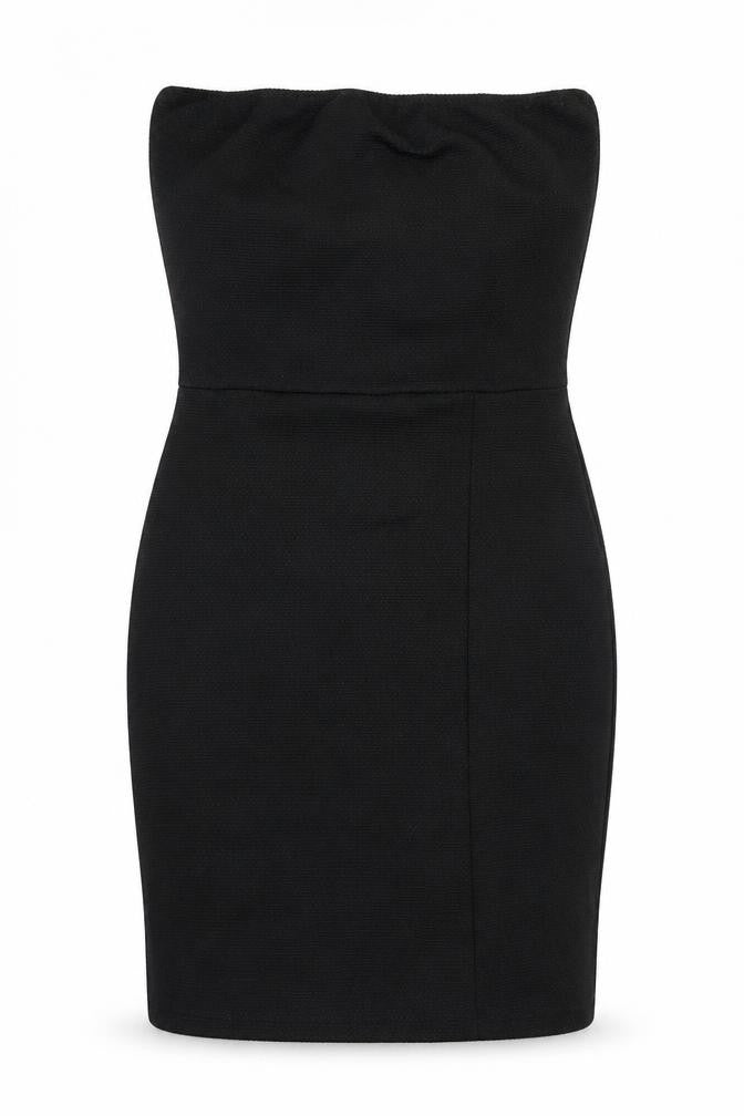 PRETTYLITTLETHING Womens Black  Rayon A-Line  Size 12
