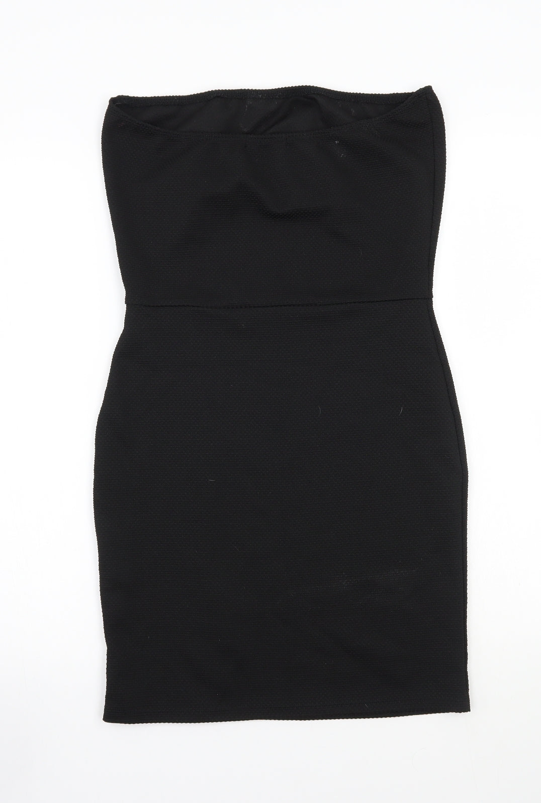 PRETTYLITTLETHING Womens Black  Rayon A-Line  Size 12