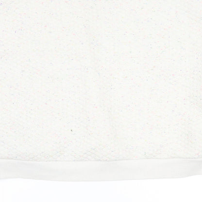 Primark Womens White   Pullover Jumper Size L