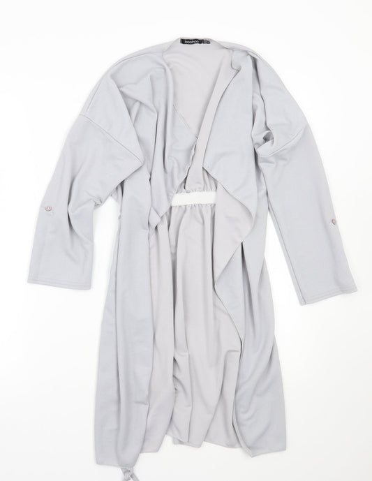 Boohoo Womens Grey   Cardigan Jumper Size 8