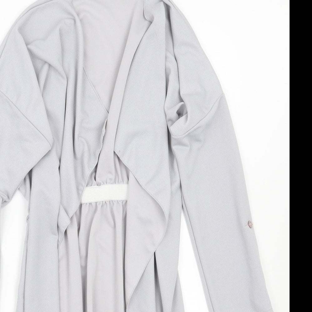 Boohoo Womens Grey   Cardigan Jumper Size 8