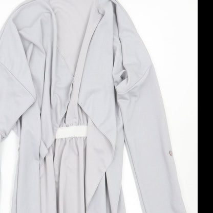 Boohoo Womens Grey   Cardigan Jumper Size 8