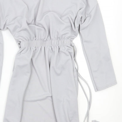 Boohoo Womens Grey   Cardigan Jumper Size 8