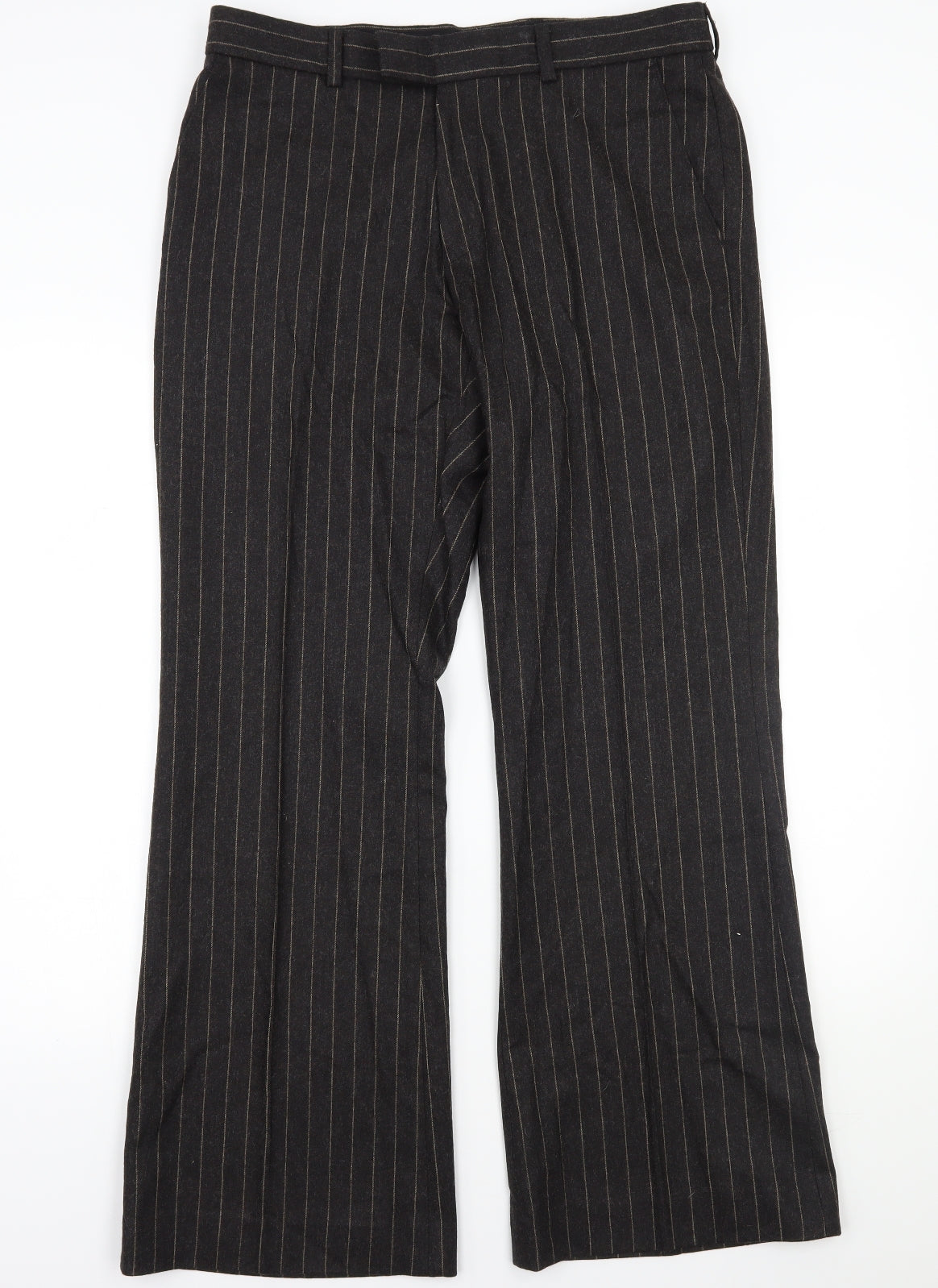 Womens UK Size 34 Topman Regular Fit  Brown Trousers