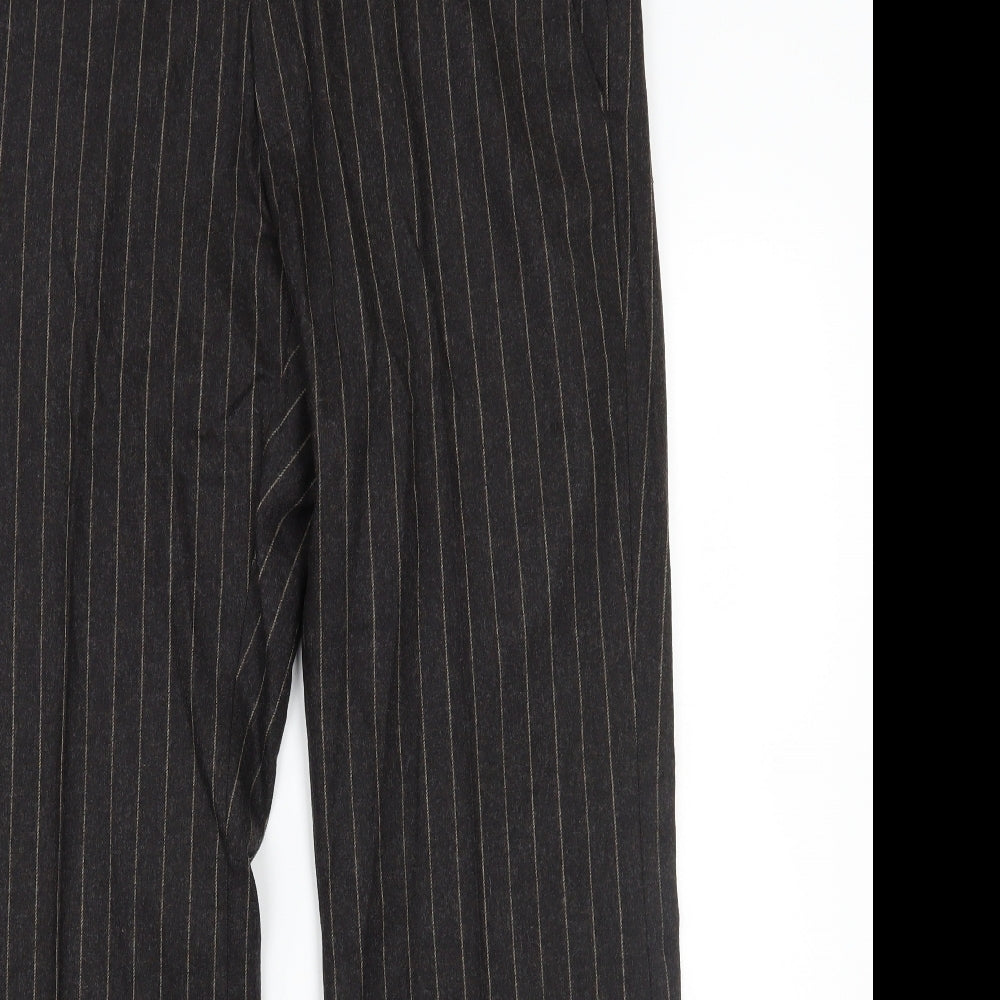 Womens UK Size 34 Topman Regular Fit  Brown Trousers