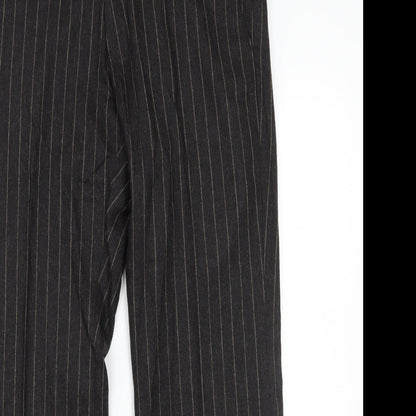 Womens UK Size 34 Topman Regular Fit  Brown Trousers