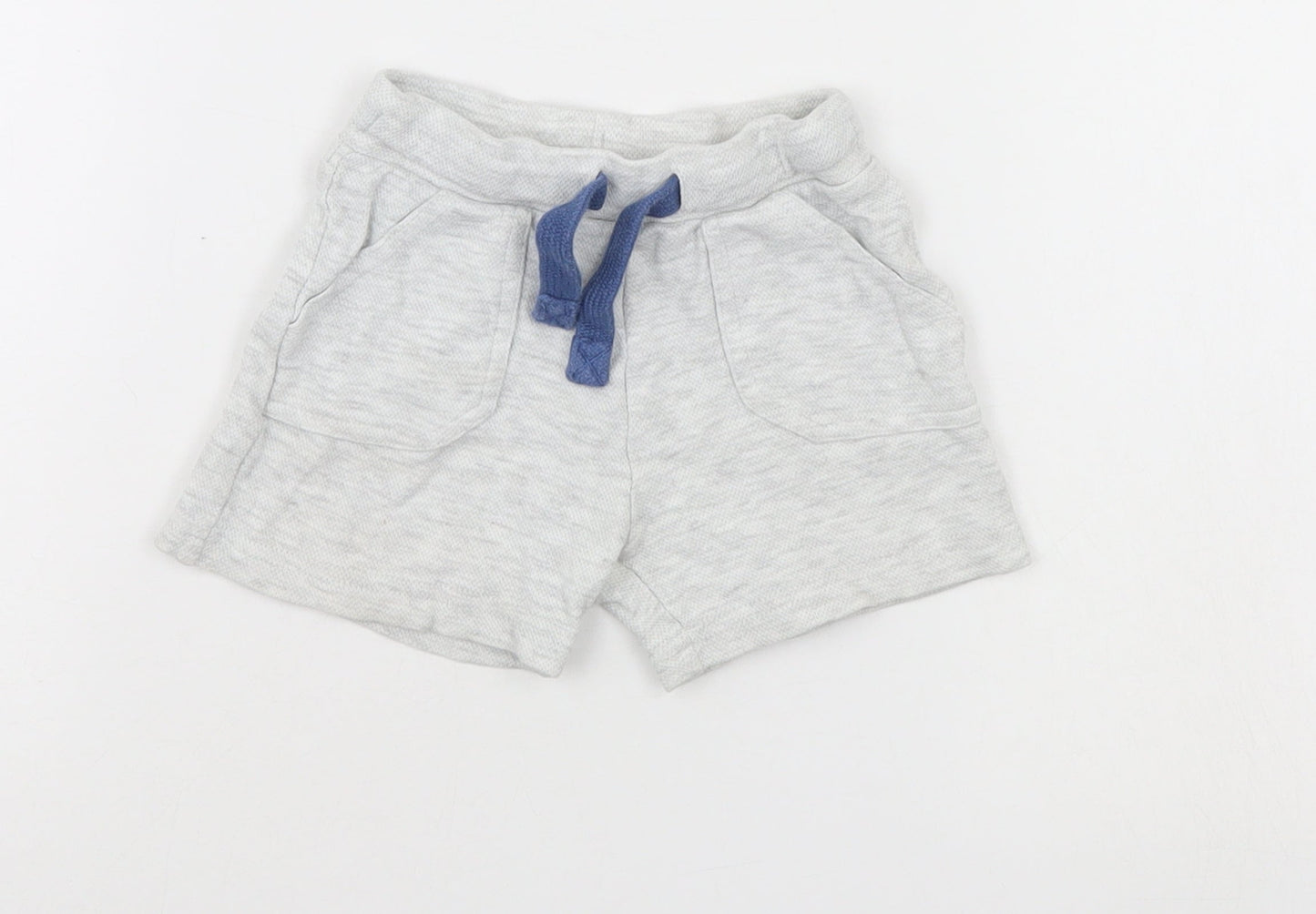 F&F Boys Grey   Cropped Trousers Size 6-9 Months  - shorts