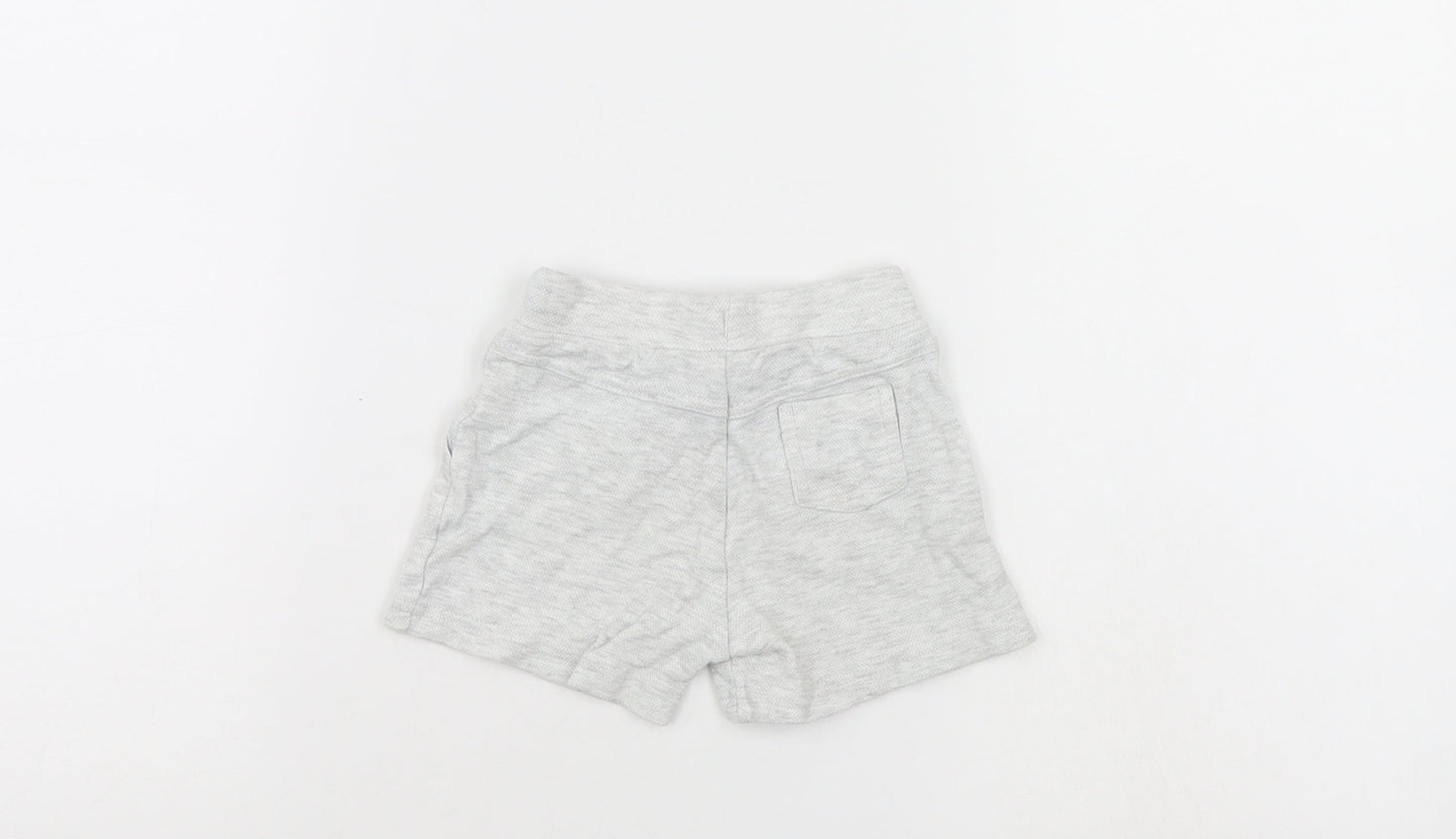 F&F Boys Grey   Cropped Trousers Size 6-9 Months  - shorts
