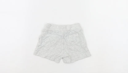 F&F Boys Grey   Cropped Trousers Size 6-9 Months  - shorts