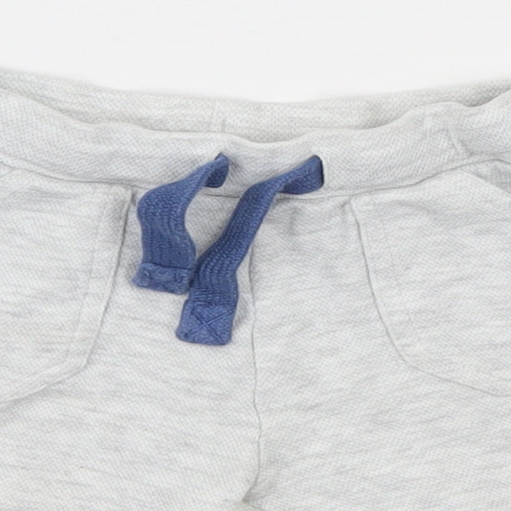 F&F Boys Grey   Cropped Trousers Size 6-9 Months  - shorts