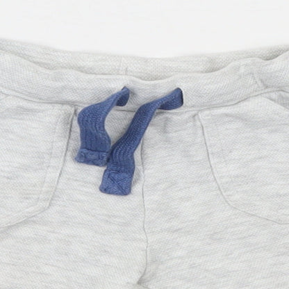 F&F Boys Grey   Cropped Trousers Size 6-9 Months  - shorts