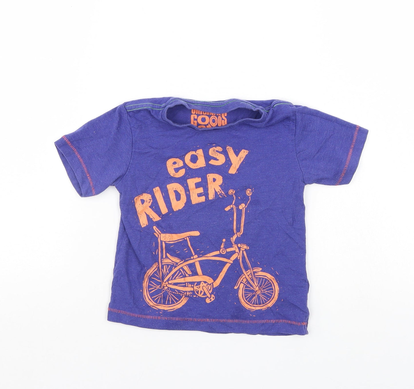 TU Boys Blue   Basic T-Shirt Size 2 Years
