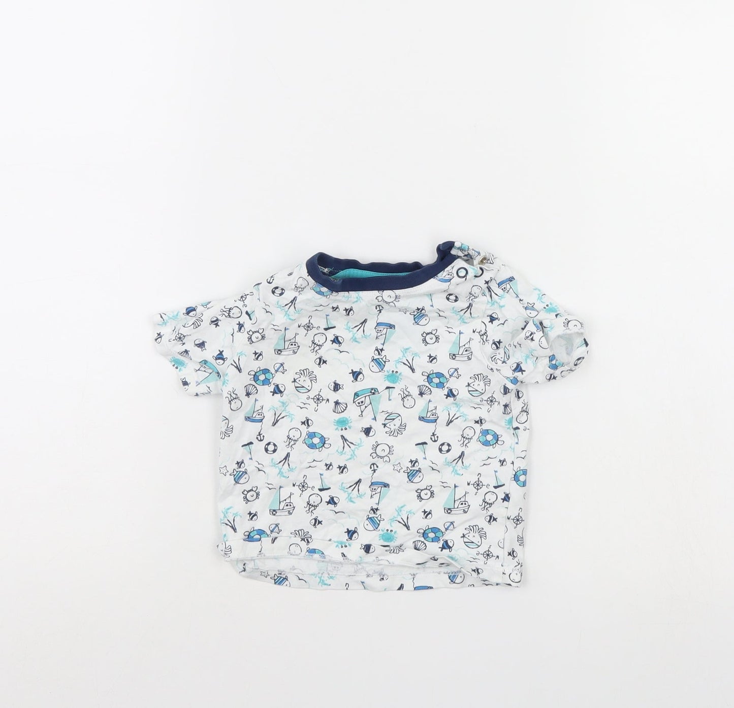 TU Baby White   Basic T-Shirt Size 6-9 Months