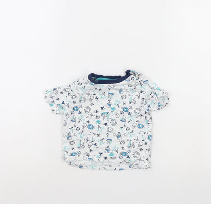 TU Baby White   Basic T-Shirt Size 6-9 Months
