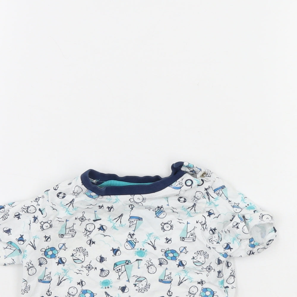 TU Baby White   Basic T-Shirt Size 6-9 Months